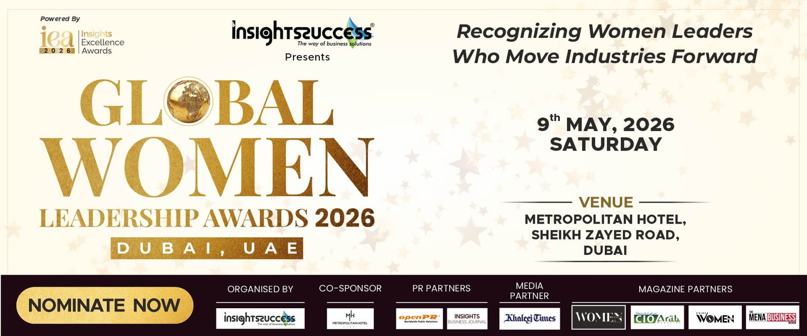 Global Women Leadership Awards 2026 in Dubai to Spotlight Women Entrepreneurs on a Global Stage